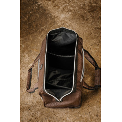 Saco de limpeza com rodas Equithème Castanho