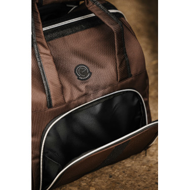 Saco de limpeza com rodas Equithème Castanho