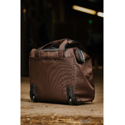 Saco de limpeza com rodas Equithème Castanho