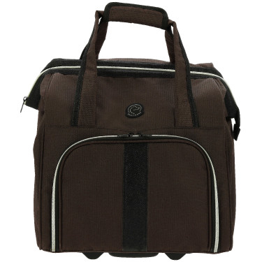 Saco de limpeza com rodas Equithème Castanho