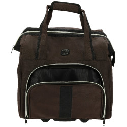 Saco de limpeza com rodas Equithème Castanho