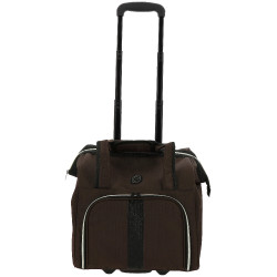 Saco de limpeza com rodas Equithème Castanho