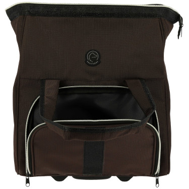 Saco de limpeza com rodas Equithème Castanho