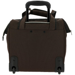 Saco de limpeza com rodas Equithème Castanho