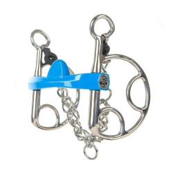 Freio espanhol Metalab Flexi meia-lua Azul