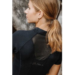 Polo Eu te amo Equithème Alice Preto