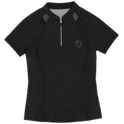 Polo Eu te amo Equithème Alice Preto