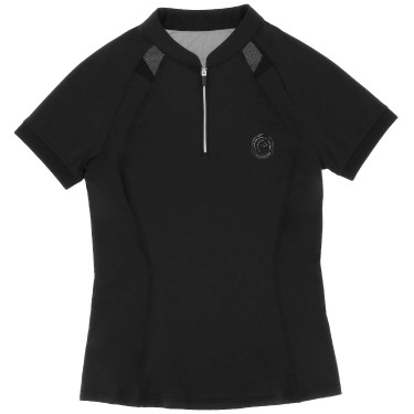 Polo Eu te amo Equithème Alice Preto