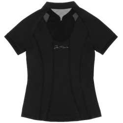 Polo Eu te amo Equithème Alice Preto