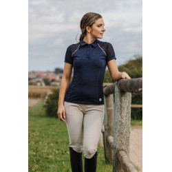 Polo Equithème Originals Agathe Marinho Azul-marinho