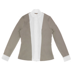 Camisa Equithème Julie  Cinzento-acastanhado Castanho