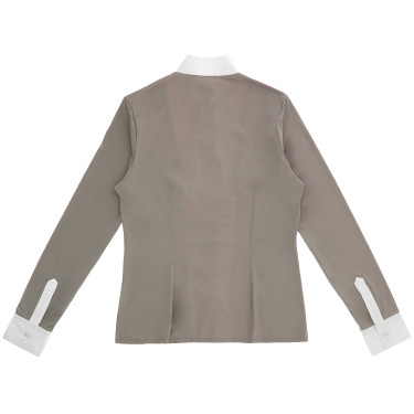 Camisa Equithème Julie  Cinzento-acastanhado Castanho