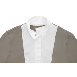 Camisa Equithème Julie  Cinzento-acastanhado Castanho