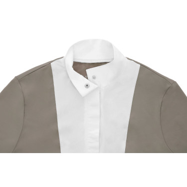 Camisa Equithème Julie  Cinzento-acastanhado Castanho
