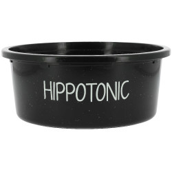 Tigela de estábulo 5L Hippotonic Glitter Preto