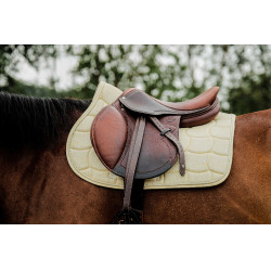 Almofada de sela Riding World Sunshine Amarelo