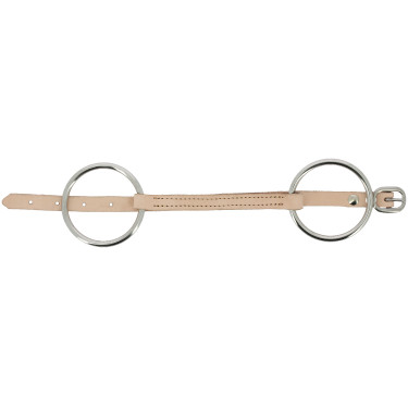 Mors de couro Feeling com corrente