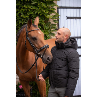 Casaco acolchoado Auteuil Paddock Sports Preto Casaco acolchoado Auteuil Paddock Sports Preto