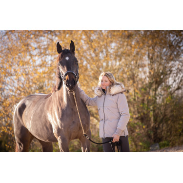 Parka Pénélope Steppy  Cinzento-acastanhado Castanho