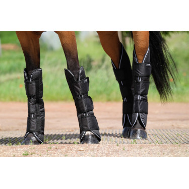 Guéstras de transporte Equithème Tyrex 600D Preto Guéstras de transporte Equithème Tyrex 600D Preto