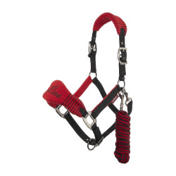 Cabresto e guia Lemieux Vogue Chilli Vermelho