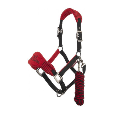 Cabresto e guia Lemieux Vogue Chilli Vermelho