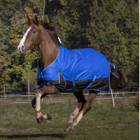 Capa Equithème Tyrex Aisance 1200D Azul royal