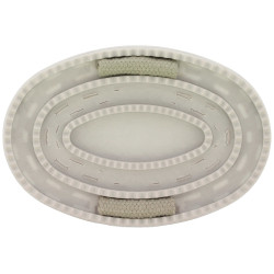 Escova Etrille Je t'aime Equithème Strass Bege