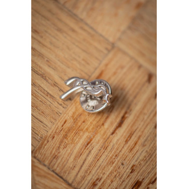 Pin Pénélope Abbie Prateado Cinzento