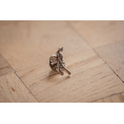 Pin Pénélope Abbie Prateado Cinzento