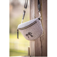 Bolsa de cintura Pénélope Chevron Preto