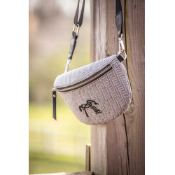 Bolsa de cintura Pénélope Chevron Preto