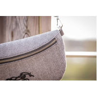 Bolsa de cintura Pénélope Chevron Preto