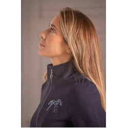 Casaco Pénélope Tweeny com strass Marinho Azul-marinho