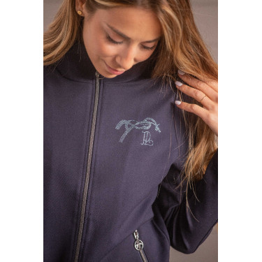 Casaco Pénélope Tweeny com strass Marinho Azul-marinho