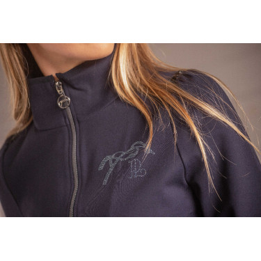 Casaco Pénélope Tweeny com strass Marinho Azul-marinho