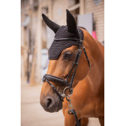 Touca para cavalos Pénélope Soundless Strass Preto