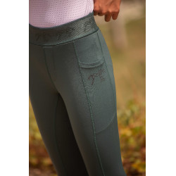 Calça Pull On Eden by Pénélope Delphe Verde escuro