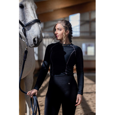 Camiseta Stella Equithème Preto Camiseta Stella Equithème Preto