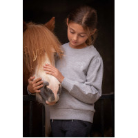 Moletom Pénélope Cassou Cinza mesclado Cinzento