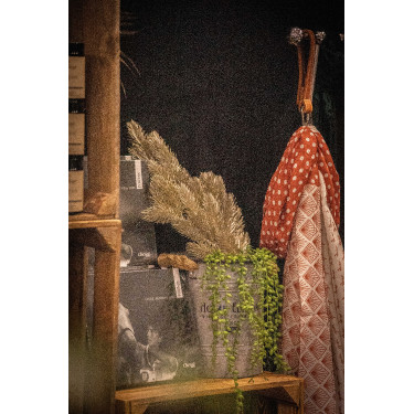 Suporte de lenço Pénélope Conhaque Castanho