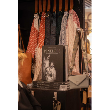 Suporte de lenço Pénélope Conhaque Castanho