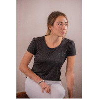 Camiseta Tecty Pénélope de mangas curtas Cinzento Camiseta Tecty Pénélope de mangas curtas Cinzento