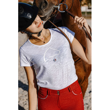 Camiseta Equithème Claire Branco