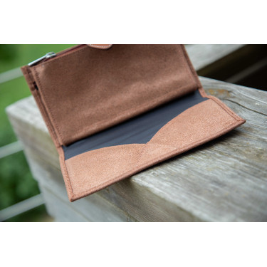 Carteira Pénélope Bertille Conhaque Castanho