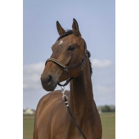 Caveção Equithème Nylon Chevron Castanho