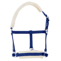 Cabresto potro Riding World lã sintética Azul royal
