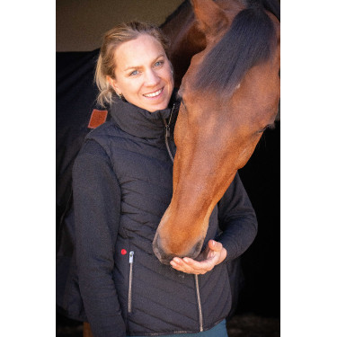 Colete sem mangas Longueil Paddock Sports Preto Colete sem mangas Longueil Paddock Sports Preto