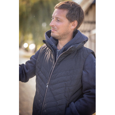 Colete sem mangas Longueil Paddock Sports Preto Colete sem mangas Longueil Paddock Sports Preto