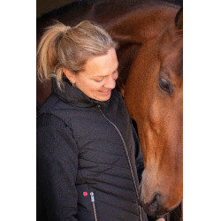 Colete sem mangas Longueil Paddock Sports Preto Colete sem mangas Longueil Paddock Sports Preto